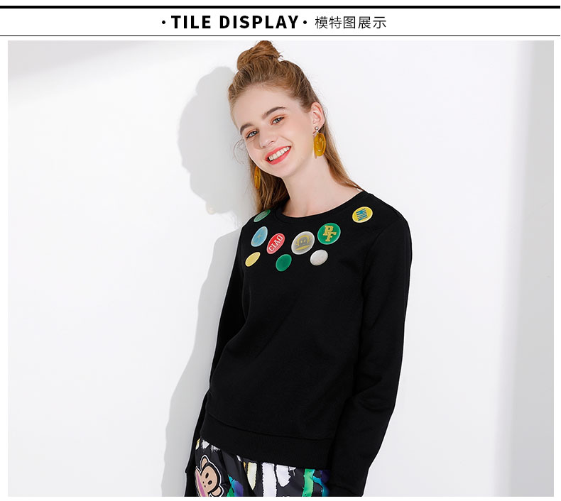 Sweatshirt femme PAUL SINGE FRANC GRANDE BOUCHE - Ref 3216627 Image 34