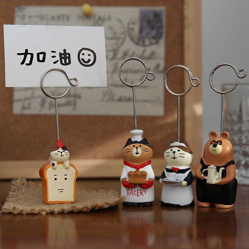 Small days do not turn over the cute desktop card placard note clip vertical panda photo clip cartoon message small ornaments