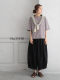 Daily single 2024 spring and summer new cotton elastic high waist loose wide leg lantern versatile casual pants URIENA