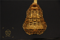 Wanbaode ancient method hand-restored ancient gold and silverware traditional jewelry silk inlaid with Ming Dynasty figure Attic Gold hairpin