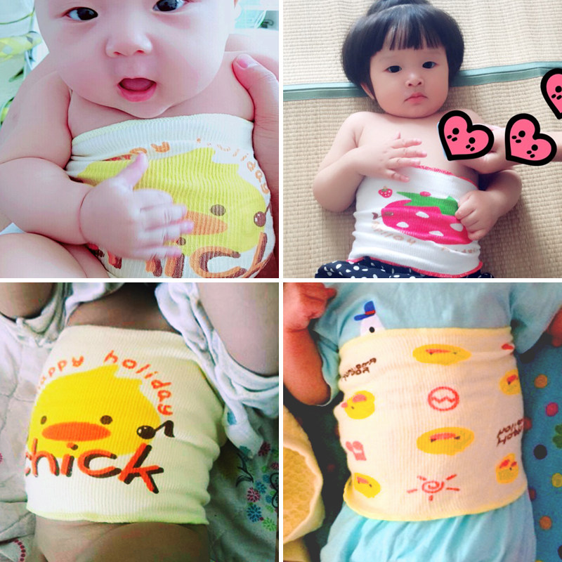 Tummy belly belly baby guard belly button baby protection belly button pure cotton children sleeping theorist children belly up spring summer