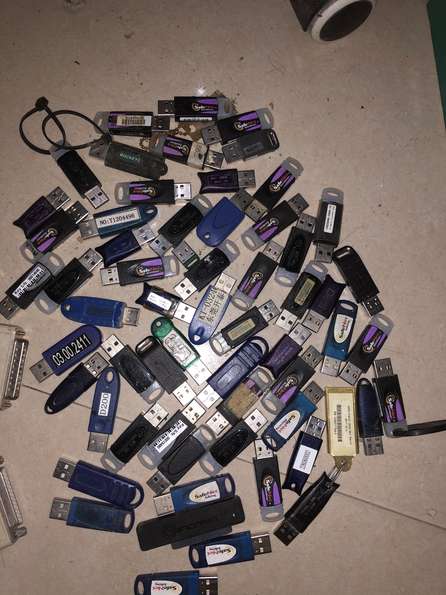 Sentinel hasp Aladdin USB print port industrial control dongle DSPNH