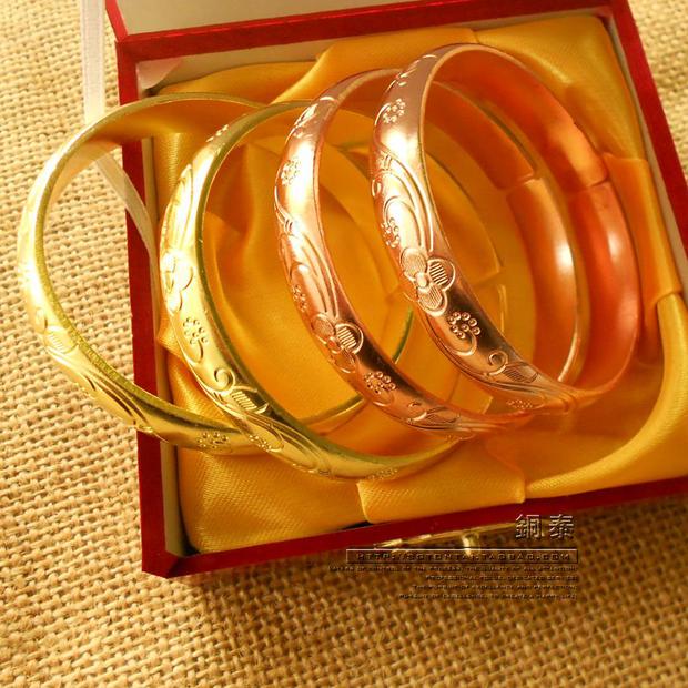 Yi Yi nam giới và phụ nữ tinh khiết màu tím brass copper bracelet đồng nguyên chất vòng đeo tay đồng vòng đeo tay trẻ em đích thực chất lượng cao tinh khiết đồng bracelet handmade