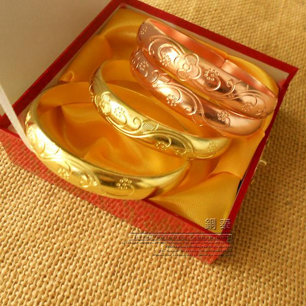 Yi Yi nam giới và phụ nữ tinh khiết màu tím brass copper bracelet đồng nguyên chất vòng đeo tay đồng vòng đeo tay trẻ em đích thực chất lượng cao tinh khiết đồng bracelet handmade