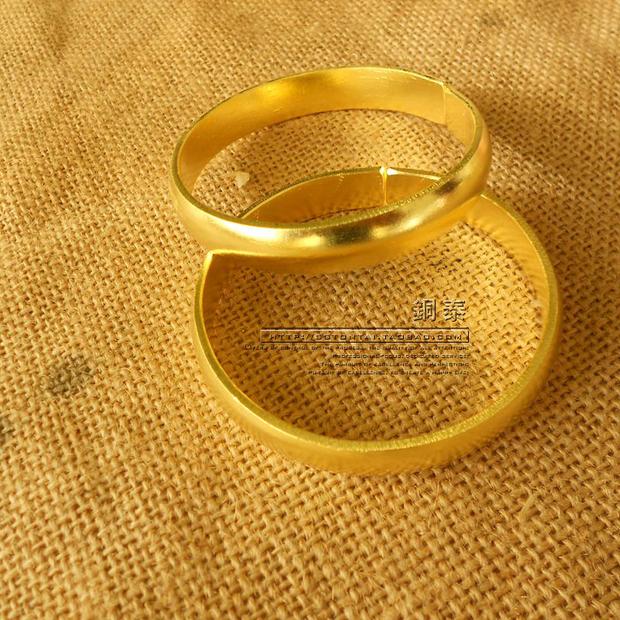 艺 Vòng đeo tay bằng đồng thau Bóng loáng Vòng tay bằng đồng Vòng đeo tay Vân Nam Vòng đeo tay bằng đồng thật vòng tay cặp