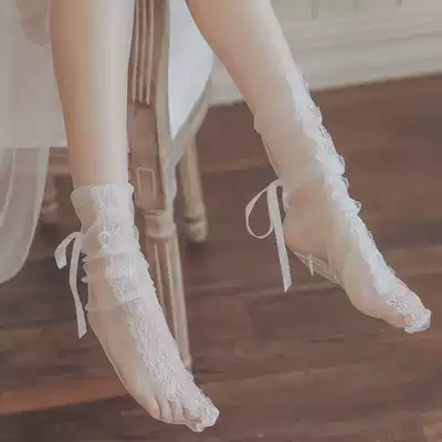 Ballet girl, she is like a dream, French soft sister lolita foot control, sexy lace lace tulle stockings
