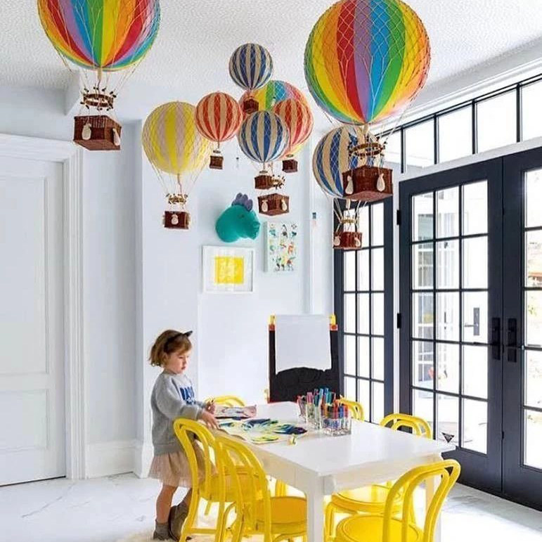 Holland imported authentic models retro hot air balloon ornaments living room children's room decoration-8 5cm