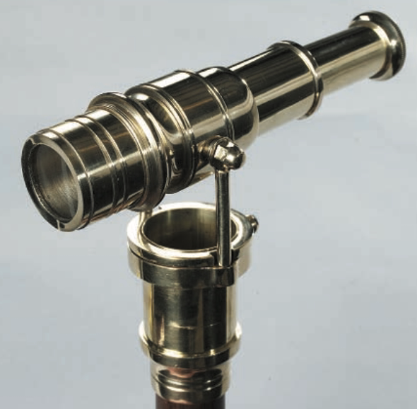 Authentic modelds Dutch imports upscale gentlemen solid wood cane non-slip Crutch Retro Telescope