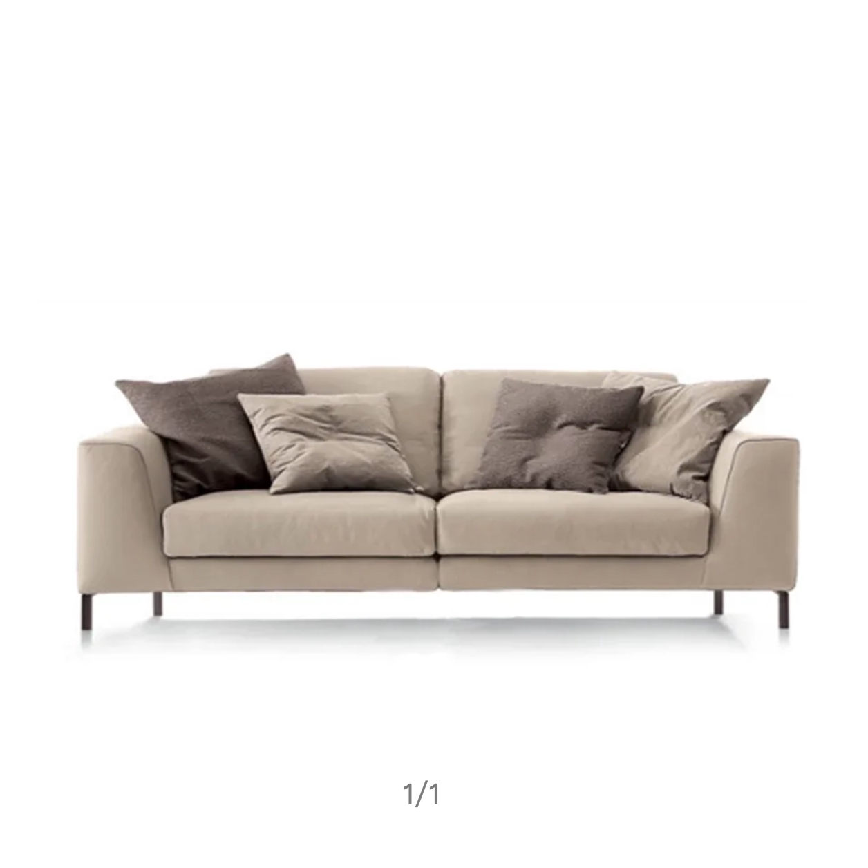Ditre Italy imported sofa Artis natural leather living room minimalist modern atmosphere