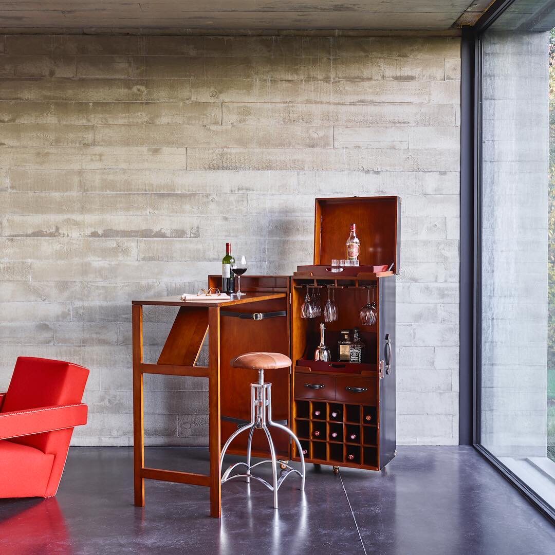 Dutch import AuthenticModels retro solid wood furniture Dining Room Bedroom Tea Table Cupboard Decorated headboard