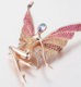 ຫຼຸດລາຄາພິເສດ Italina's Angel of Love crystal oversized brooch women's scarf shawl large brooch brooch