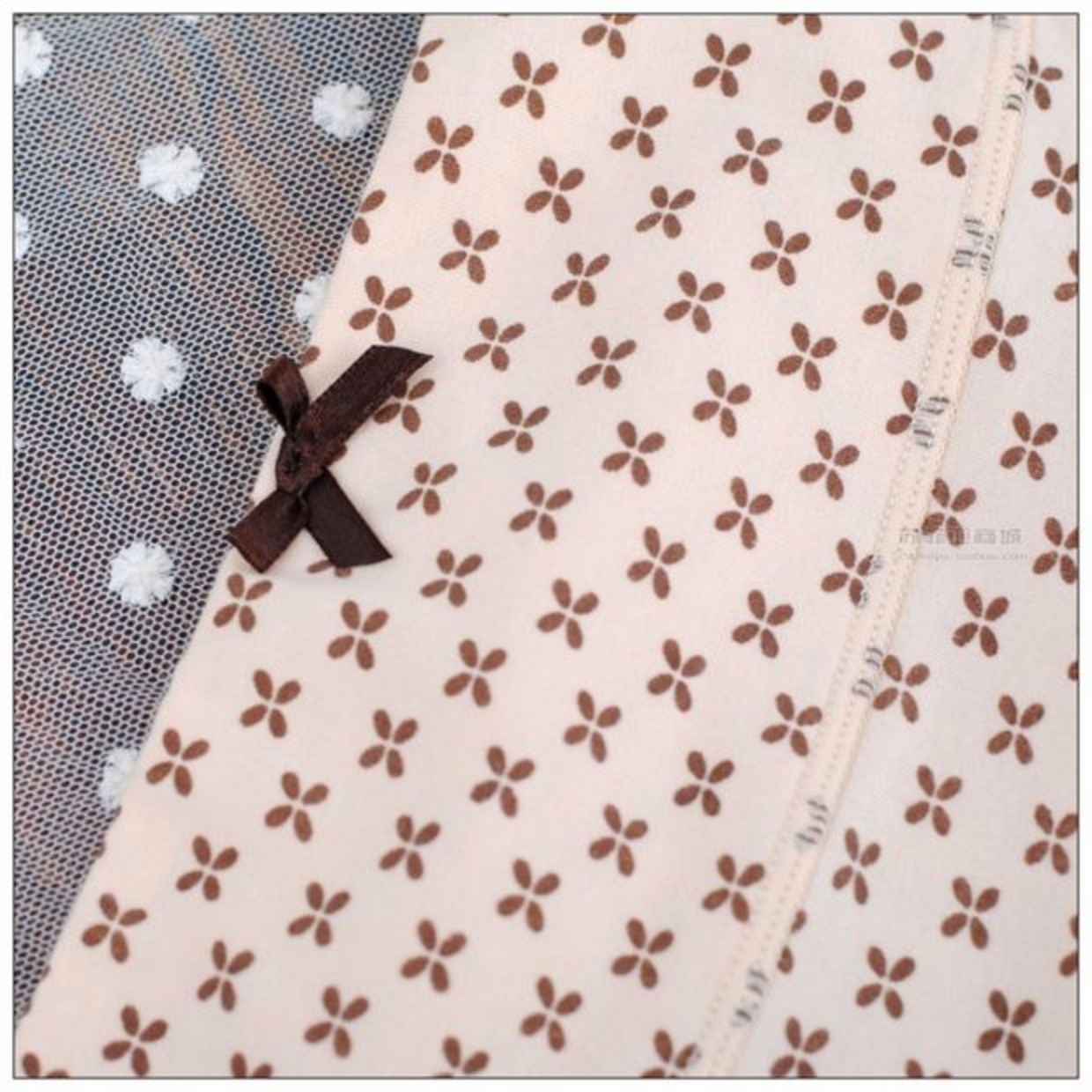 Butterfly Ann Fen Quần lót chính hãng Cotton cao eo Tummy Bà thun cotton thoáng khí Quần mỏng thoải mái quan lot dep