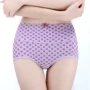 Butterfly Ann Fen Quần lót chính hãng Cotton cao eo Tummy Bà thun cotton thoáng khí Quần mỏng thoải mái noi y cao cap