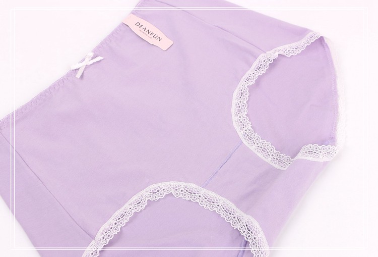 2018 Bướm Anfen quầy xác thực phụ nữ túi cotton hông căng bông kháng khuẩn silicone dầu cao eo đồ lót kích thước lớn quần lót đúc su