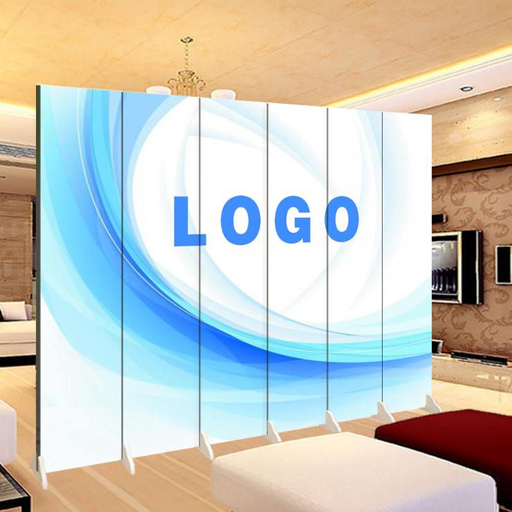 Doanh nghiệp công ty LOGO đơn giản nền tường màn hình phân vùng thời trang phòng khách hiên Văn phòng thẩm mỹ viện YY neo - Màn hình / Cửa sổ mẫu vách ngăn phòng khách và bếp bằng gỗ