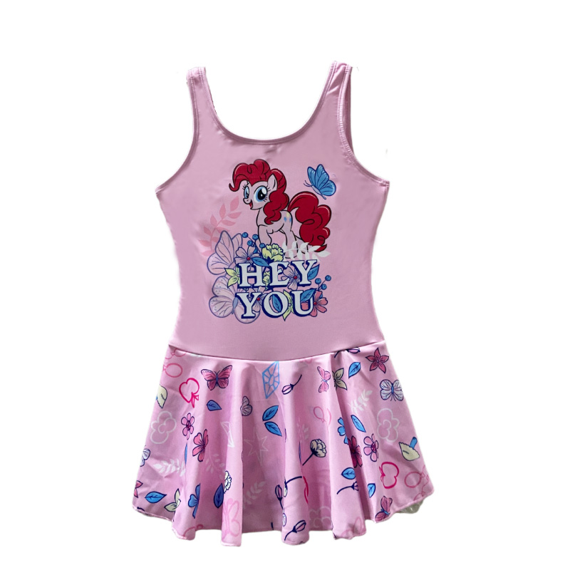 ZOKE Zookjiak children's swimsuit girl vest dress for horse rainbow pony princess swimsuit in large child swimsuit