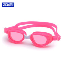 ZOKE Waterproof Anti-Fog HD Vision No Le Head Adjustable Comfortable Flat Light Childrens Sports And Leisure Swim Goggles