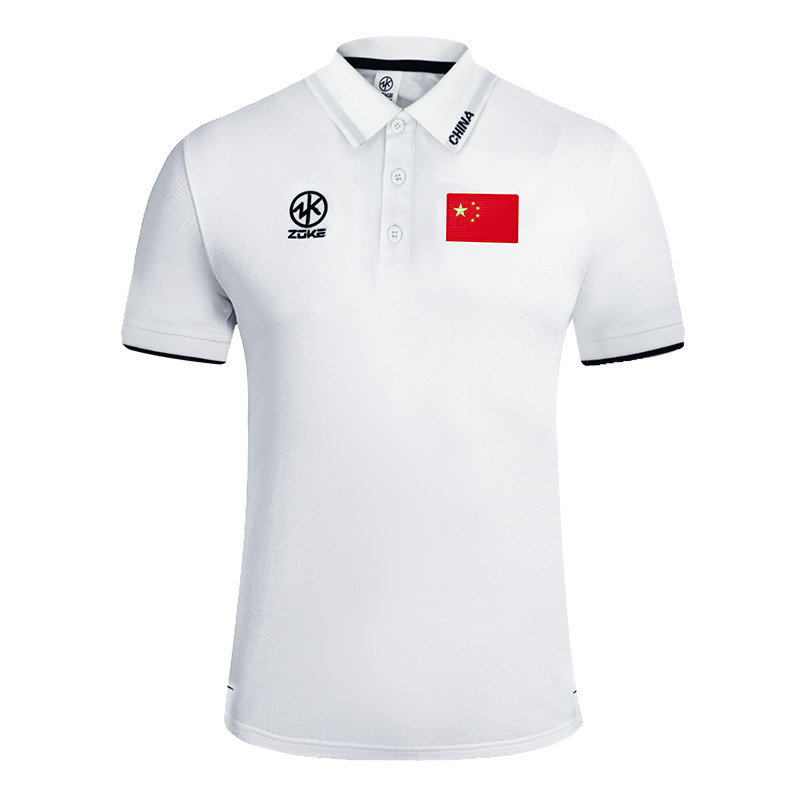 ZOKE Zhouk Swimming Sportswear Teen Adult Collar Award Suit for T-shirt suit Coach Referee Clothes