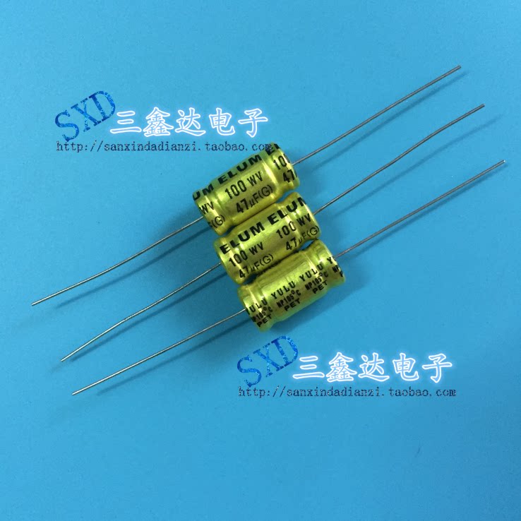 100V47UF 47UF 100V new original non-polar NP axial horizontal audio power amplifier capacitor 13*20