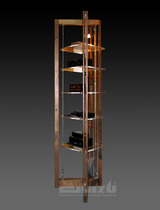 Noble wood art audio furniture SH-19L professional rack suspension laminate boutique display stand