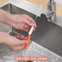 Straw brush bottle cleaning brush extended baby pacifier cup small brush straw cup brush set cleaning brush