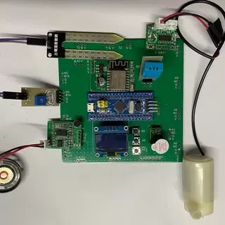 Intelligent Flower Watering System, Automatic Irrigation, Temperature and Humidity Monitoring, App Control, Voice Control, Household Potted Plants Aaa