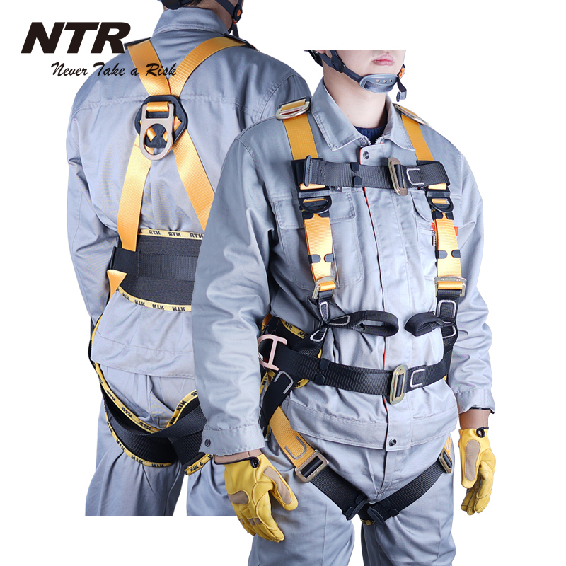 Nettle aerial work fall prevention full body five-point electrical power construction site simple European seat belt
