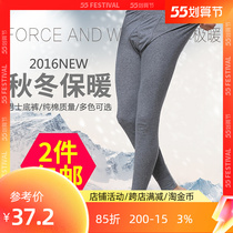 AB Underwear Winter Combed Cotton Elastic Autumn Pants Long Pants Men Single Strips Cotton Wool Pants Thin Single Pants 8152