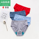 ab underwear men's briefs pure cotton high waist antibacterial shorts men's loose large size middle-aged and elderly ab underwear 0922