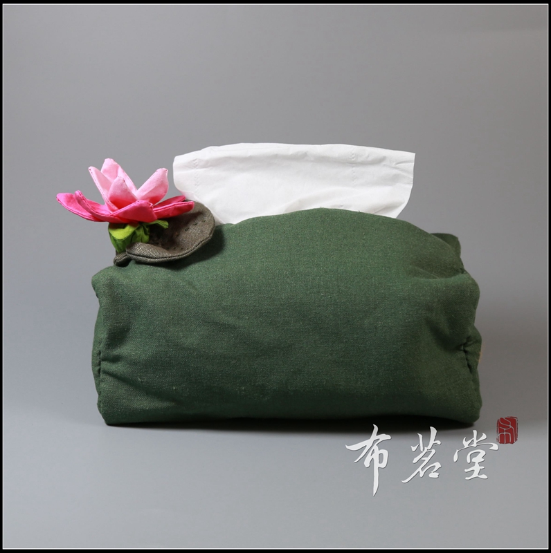 Cloth Mingtang cloth Lotus paper towel set Handmade cloth