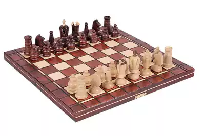 1chess chess chess solid wood Poland imported medium-sized folding June 1 Children's Day European-style cafe decoration