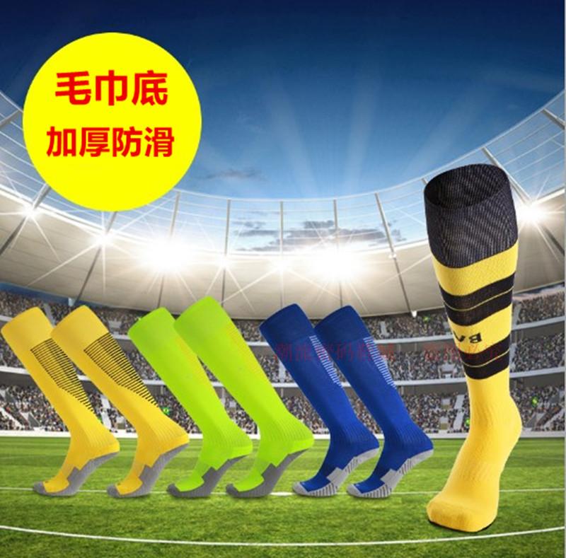 Thickened mid-length football socks men's over-the-knee towel bottom sports socks adult training socks