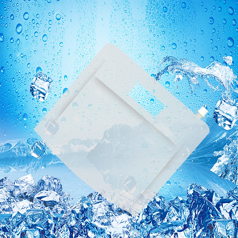 Transparent non-printed beverage bag plastic portable liquid bag transparent self-supporting nozzle plastic bag multi-specification beer bag