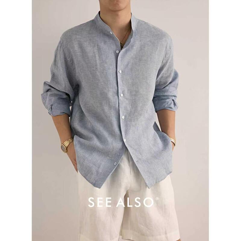 See Also『Simple Luxuryism』Lightweight Summer Shirt in Old Money Style, New Rich, Relaxed and Breathable Turn-Down Collar Linen Shirt See Also『Simple Luxuryism』Lightweight Summer Shirt in Old Money Style, New Rich, Relaxed and Breathable Turn-Down Collar Linen Shirt