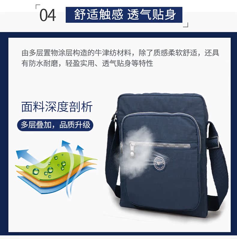 Bảy con sói túi đeo vai cho nam Túi xách bằng vải thông thường Túi xách nam cho bé trai túi làm việc dụng cụ vải túi nhỏ - Túi của con người túi xách nữ