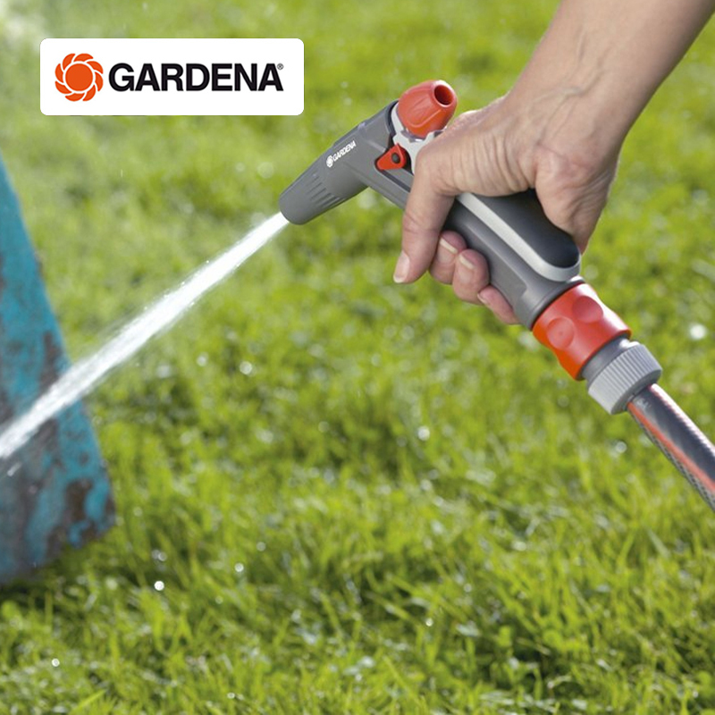 Germany imported GARDENA garden art adjustable shower water gun watering rinse high pressure car wash 18341