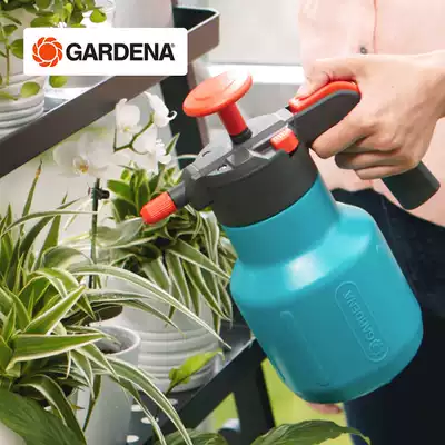 German imported GARDENA Kadina home gardening water sprinkler spray 1 25L pneumatic watering can 814