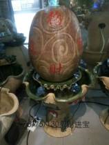 Zhaocai egg combination tank pottery pot water piano combination ceramic fountain flowing water gardening landscape fish tank