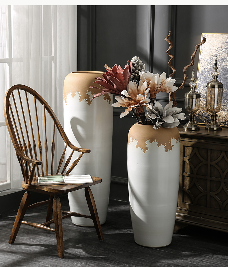 Large vases, I and contracted sitting room to heavy flower arranging flower implement coarse some ceramic pot home decoration ceramic furnishing articles