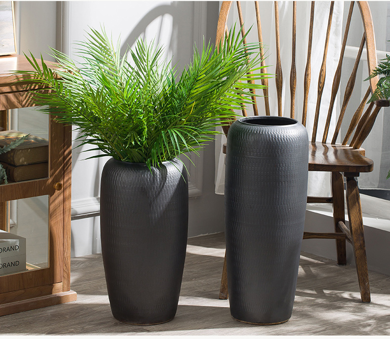 Jingdezhen vases, flower arranging landing simulation flower suit hotel villa sitting room adornment is placed large ceramic vase