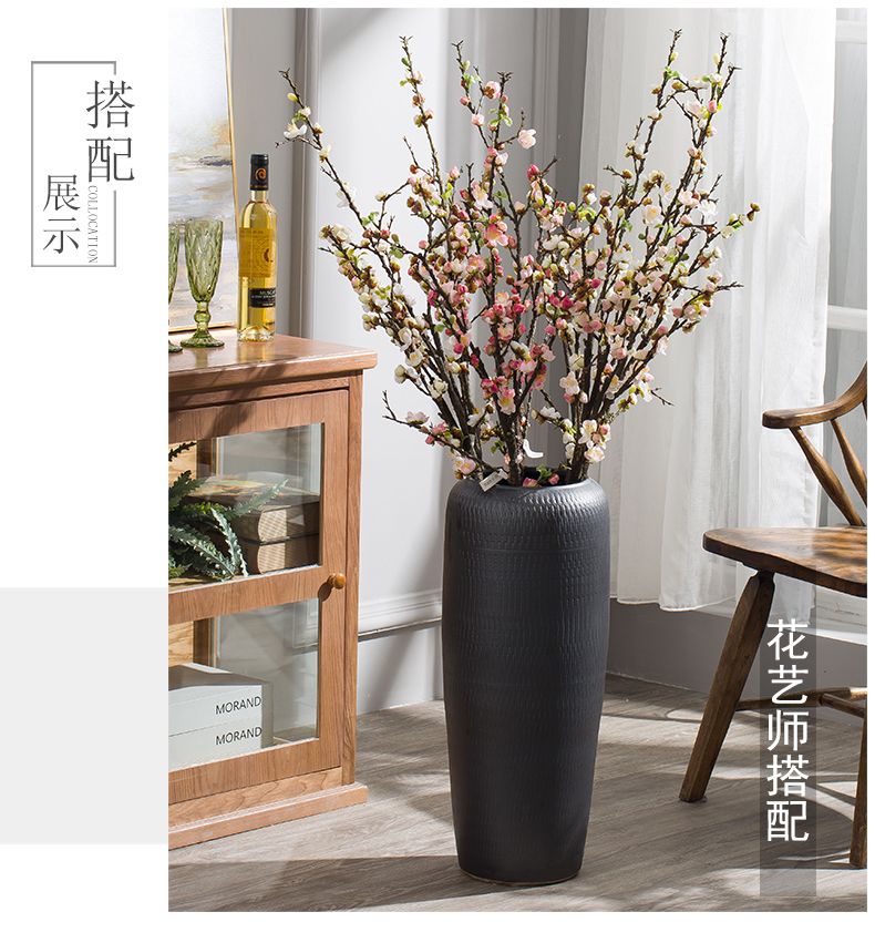 Simulation flower arranging flowers branches fake vase furnishing articles sitting room household dried flowers floral small pure and fresh and decorative ceramic decoration