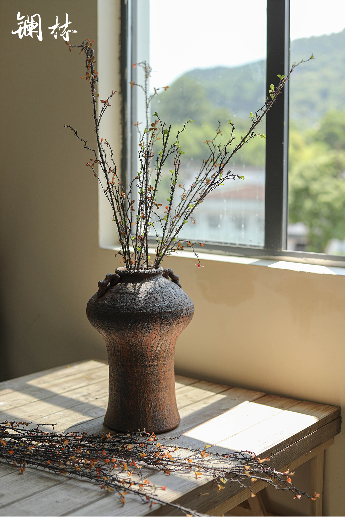 New Chinese style simulation branches for the coarse branch bearing child decorate restoring ancient ways is a thorn deadwood wabi-sabi wind soft outfit of a home furnishing articles