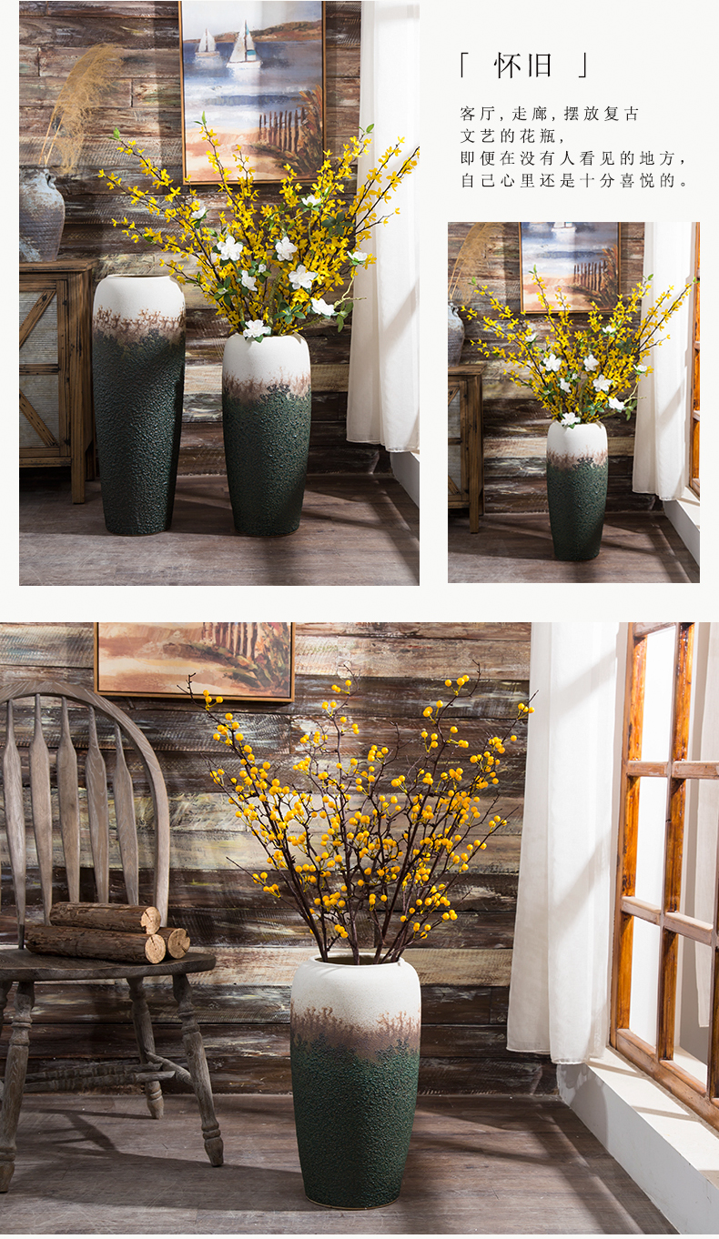 Ceramic vase furnishing articles sitting room decoration ideas dried flower arranging flowers large vases, contracted and I household adornment