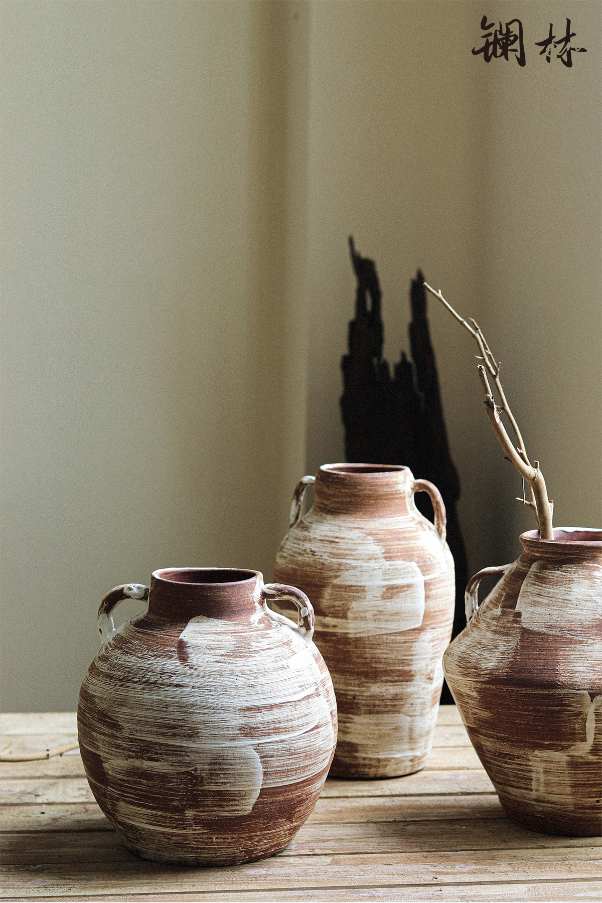 Ceramic vase coarse some Ceramic pot rural wabi-sabi wind restoring ancient ways flower arranging furnishing articles soft outfit home sitting room adornment of home stay facility