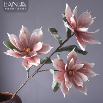 European style simulation flower silk flower fake Flower Vase ornaments living room TV cabinet dining table home decoration flower arrangement dried flower arrangement