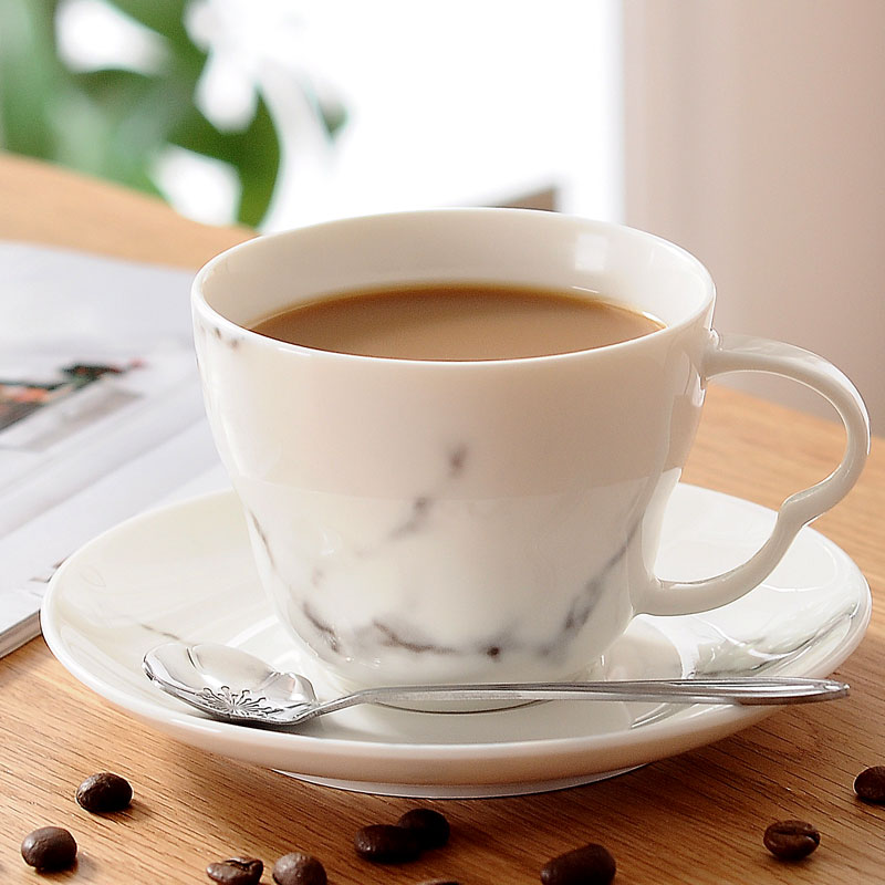 Creative coffee cup with disc ladle ceramic mugs afternoon camellia tea cups milk cup ultimately responds cup gift gift