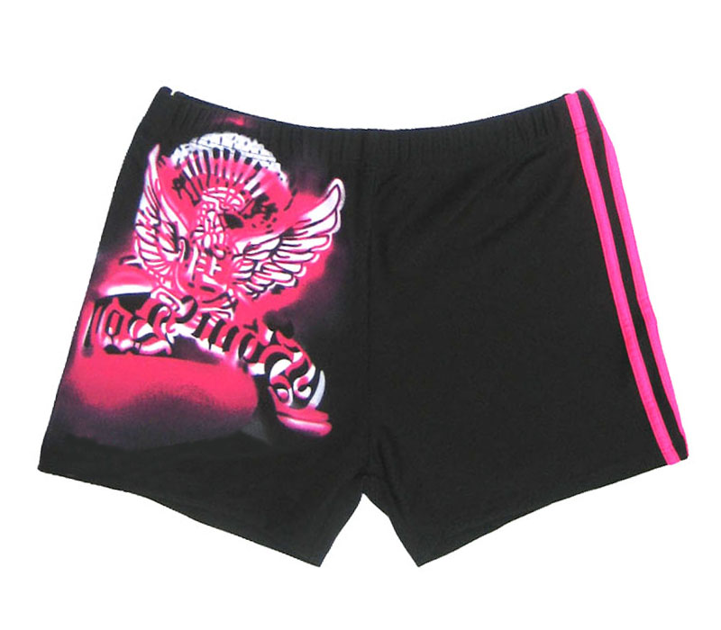 Foreign Trade Digital Spray Sports Fashion Men's Adult Flat Corner Swimming Pants Breathable Speed Dry Spa Swimming Gear