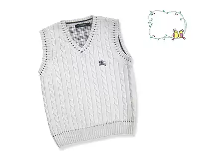 Foreign trade thickened spring and autumn children's pure cotton wool vest boy wool vest girl cotton knitwear 169