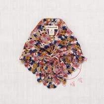 Spot Division Horse Warm Church Misha puff 21 Winter wool hollowed-out hook needle triangle shawl scarves