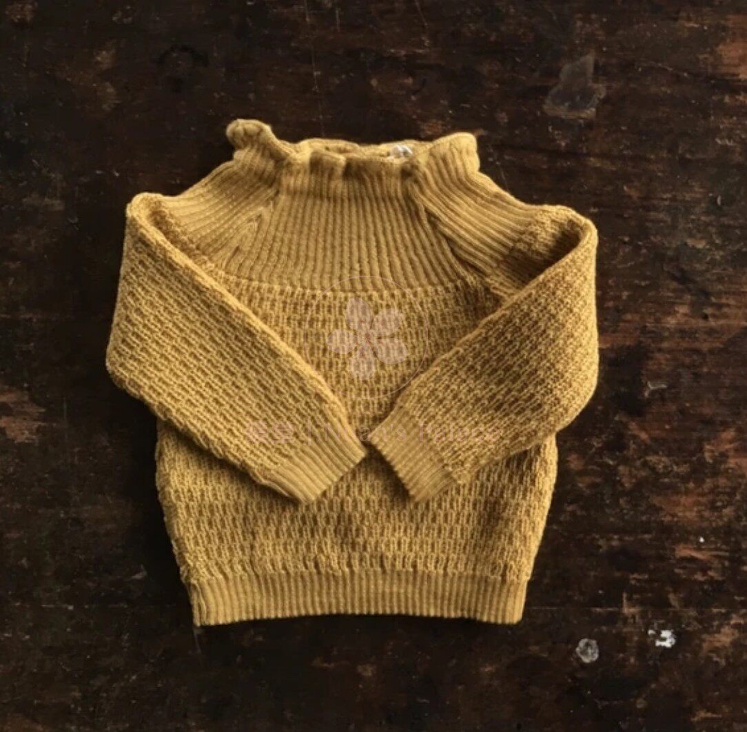 1 piece 6 off spot Swiss niche selana wool lace knitted sweater baby child soft 66